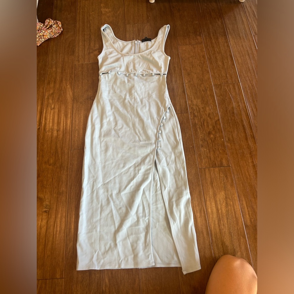 Soft light blue Sleeveless dress